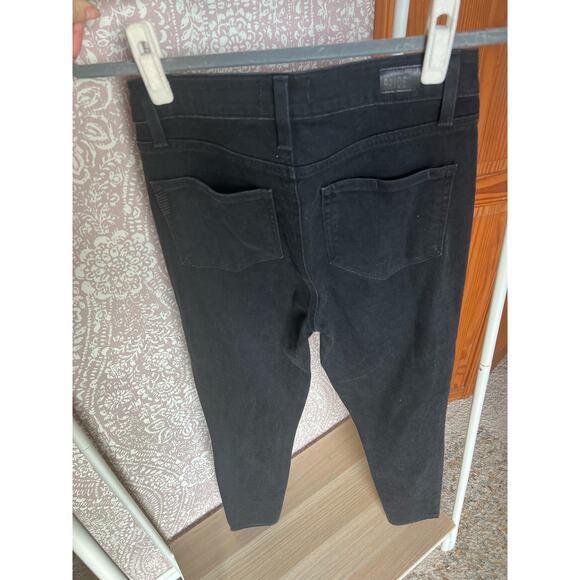 Paige Denim Black Stretch High Rise Ankle Skinny Jeans - Picture 6 of 8